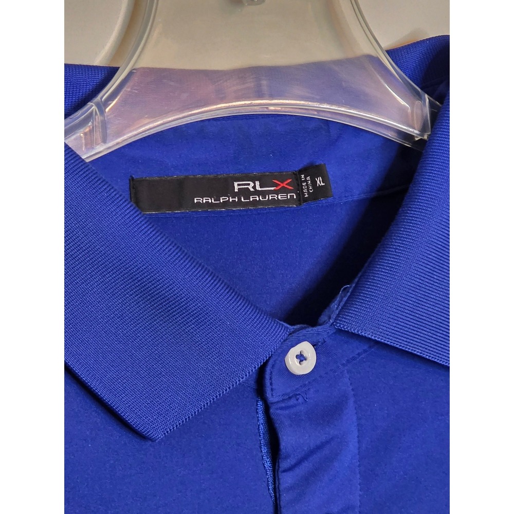 RLX Ralph Lauren Men's XL Golf Polo Shirt Brookstone Golf & Country Club Blue - Picture 3 of 8